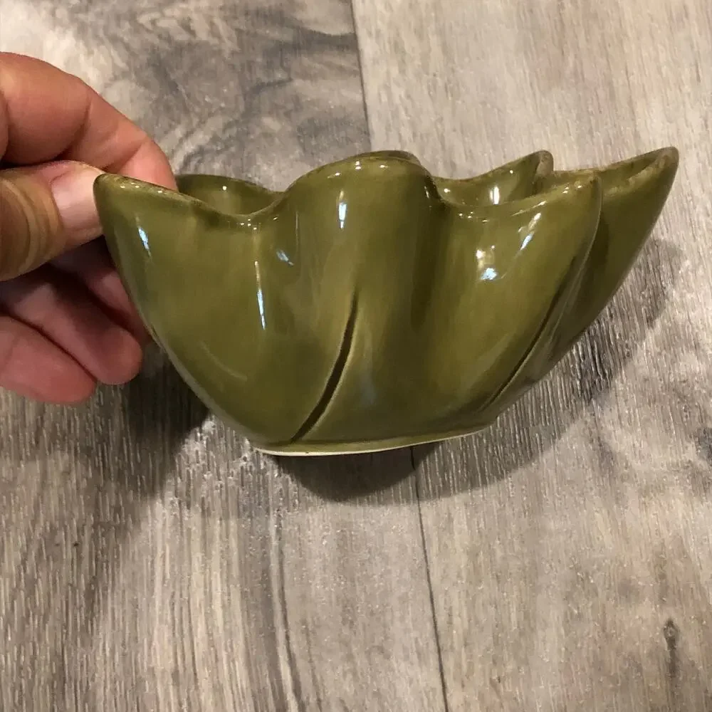 Grasslands Road Leaf Bowl‎ Unisex OS Green Excellent Ceramic Oak Leaf 468277